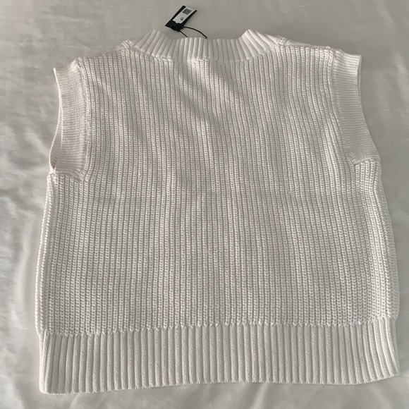 Express White Tank Sweater Vest - Picture 3 of 3